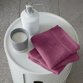 Prosoape roz-închis 2 buc. din bumbac din frotir 30x30 cm Zero Twist – Catherine Lansfield