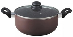 Cratita cu capac Muhler, MR-2681GG, aluminiu/invelis din granit, 6.8 L