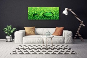 Tablou pe panza canvas Waterdrop Art Green