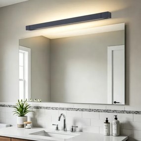 BRILAGI - Lumină LED pentru oglindă de baie AQUA LINE LED/20W/230V 80 cm IP44 negru