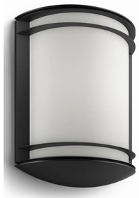 Lampă de perete cu LED Philips 17320/30/P3 pentruexterior Antelope 28 cm, negru