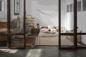 Covor cărămiziu din bumbac 80x140 cm Twin Toffee – Lorena Canals