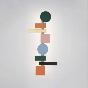 Aplica de perete LED design modern, Aluminiu, Multicolor, MARGOT