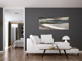 Tablou cu lac în amurg (120x50 cm)