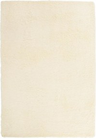 vidaXL Covor shaggy cu pom înalt, NAVARRA, crem, 160x230 cm, poliester