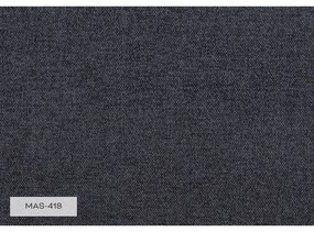 Colțar extensibil cu șezlong pe partea dreaptă Miuform Scandic Lagom L, gri închis