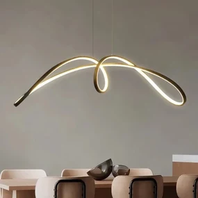 Lustră LED cu Telecomandă, 108W, Alb