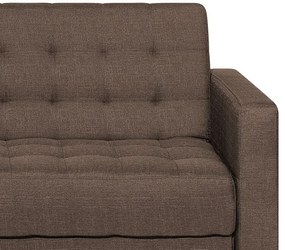 Canapea 3 locuri ABERLADY (textil) (maro închis). 1019384