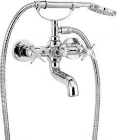 Temisto baterie cada cu montaj pe perete finisaj crom BQT_011D