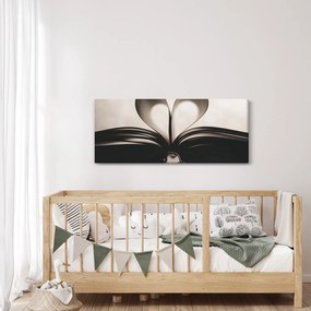 Tablou cu carte (120x50 cm)