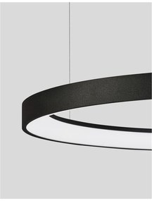 Lustra LED design modern circular PERTINO negru 48W NVL-9853684