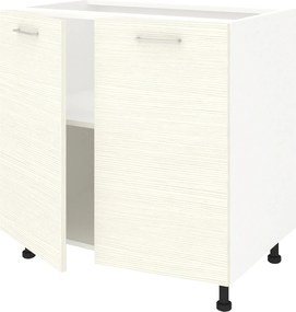 Corp Baza Lecce, 2 Usi, Larice/Alb, 80 x 50 x 80 cm