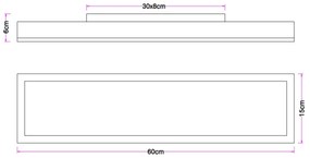 Plafonieră LED DORO LED/18W/230V Globo 416080WD