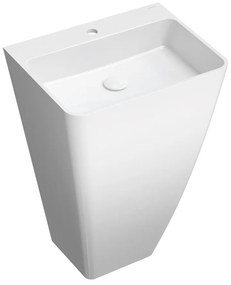 Lavoar freestanding Omnires Parma M+ dreptunghiular alb  55 cm