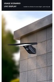 Immax 08482L-Aplică LED solară cu senzor LED/2,6W/5,5V IP65 negru