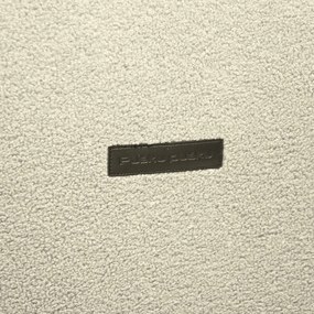 Fotoliu bean bag maro cu tapițerie din țesătură bouclé Seat 100 Lounge – SLOWDOWN