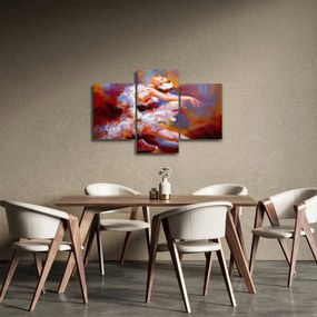 Tablou - Balerină,pictură (90x60 cm)