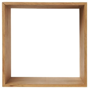 Raft de perete Lattoon, stejar, natural, 30x18x30 cm