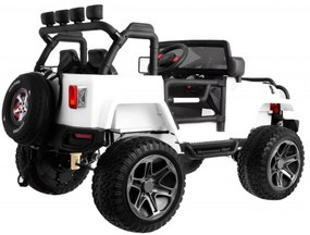 Masinuta Electrica cu acumulator pentru copii NOVOKIDS™ Jeep 4X4 PRO, 2 locuri, Max 40 kg, Roti din Cauciuc EVA, 3-10 ani , Husa ploaie si rucsac ,2