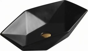 Mexen Elena lavoar de blat 63 x 41 cm, negru mat - 21476385