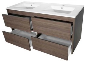 Mobilier de baie Porto 120 inferior cu lavoar în culoarea ulmului rauna