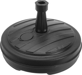 Bază parasolar rotundă, gri închis – suport umbrelă grădină stabil, pentru terasă și exterior