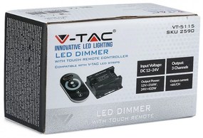 Controller banda led touch monocolor 12-24V 18A