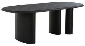 Masă de dining cu blat cu aspect de lemn de frasin 100x220 cm Tirano – House Nordic