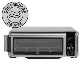 Cuptor multifunctional 8 in 1 Ninja SP101EU Foodi, 2400W, 10L, Air fry/Prajire/Coacere/Paine prajita, Compact, Inox