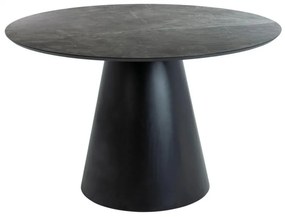 Masa Angel marmura gri/negru mat ø120 cm