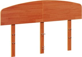 vidaXL Tăblie de pat, maro ceruit, 120 cm, lemn masiv de pin