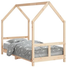 835724 vidaXL Cadru de pat pentru copii, 80x160 cm, lemn masiv de pin