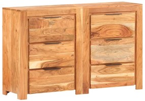 Dulap cu sertare, 118 x 33 x 75 cm, lemn masiv de acacia 1, 118 x 33 x 75 cm, lemn masiv de acacia