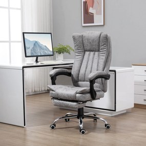 Scaun birou masaj si incalzire, pivotant 360°,62x67x113-120 cm,120 kg,Vinsetto | Aosom Romania