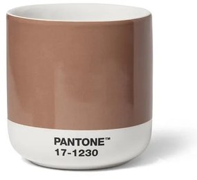 Cană maro deschis din ceramică 175 ml Cortado Mocha Mousse 17-1230 – Pantone