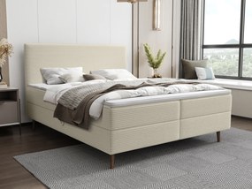 Pat de o persoană 120 cm Napoli Bonell (crem) (cu somieră, cu sp. depozitare). 1082438