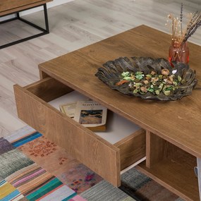 Mobilier living Lexuna 3 (Nuc + Negru). 1089138