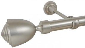 Galerie fara inele PALACIO/25 - crom mat (Alege marime: 140 cm)