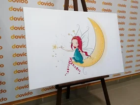 Tablou zâna magică pe lună