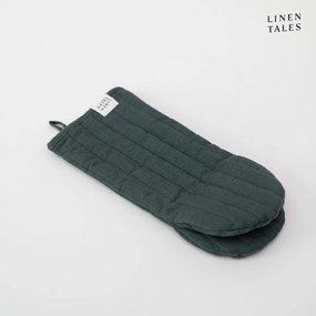 Mănușă de bucătărie din in Forest Green – Linen Tales