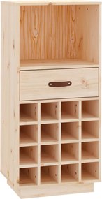 vidaXL Dulap de vinuri, 45x34x100 cm, lemn masiv de pin