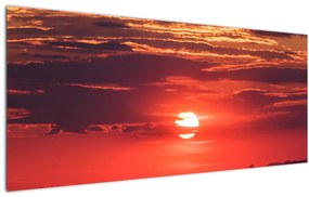 Tablou cu soarele colorat (120x50 cm), în 40 de alte dimensiuni noi