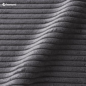 Pat gri închis tapițat cu spațiu de depozitare 90x200 cm Cabana – Meise Möbel