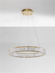 Lustra LED suspendata cristal design elegant AURELIA 40W