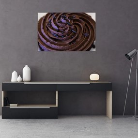 Tablou - Cupcake din ciocolată (90x60 cm)