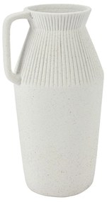 Vaza Dust din portelan, alb, 16x26 cm