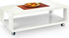 Masuta cafea FUTURA, alb, 105x58x38 cm