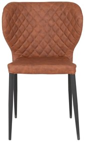 Scaune de dining maro coniac 4 buc. Pisa – House Nordic