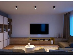 Plafonieră LED LED2 TUBUS LED/9W/230V neagră