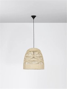 Lustra / Pendul modern design natural ratan MARLO D-46cm